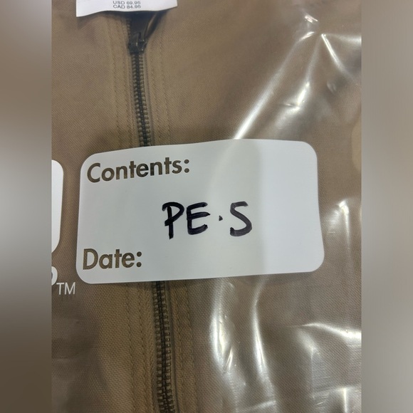 American Eagle AE Men’s Large Workwear Vest Tan Cotton Canvas Rancher Lined NWT - Picture 14 of 14